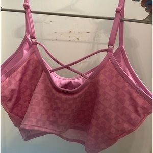 PINK sports bra shirt